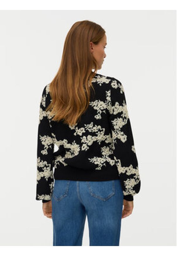 Vero Moda Sweter Nancy 10333561 Czarny Regular Fit. Kolor: czarny. Materiał: syntetyk