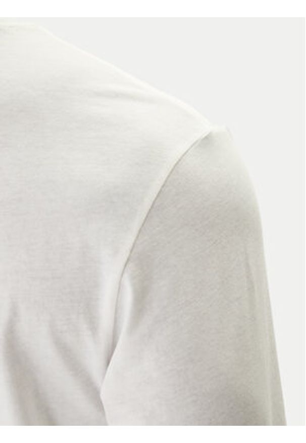 Tommy Jeans Longsleeve Chest Linear DM0DM21594 Écru Regular Fit. Materiał: bawełna. Długość rękawa: długi rękaw
