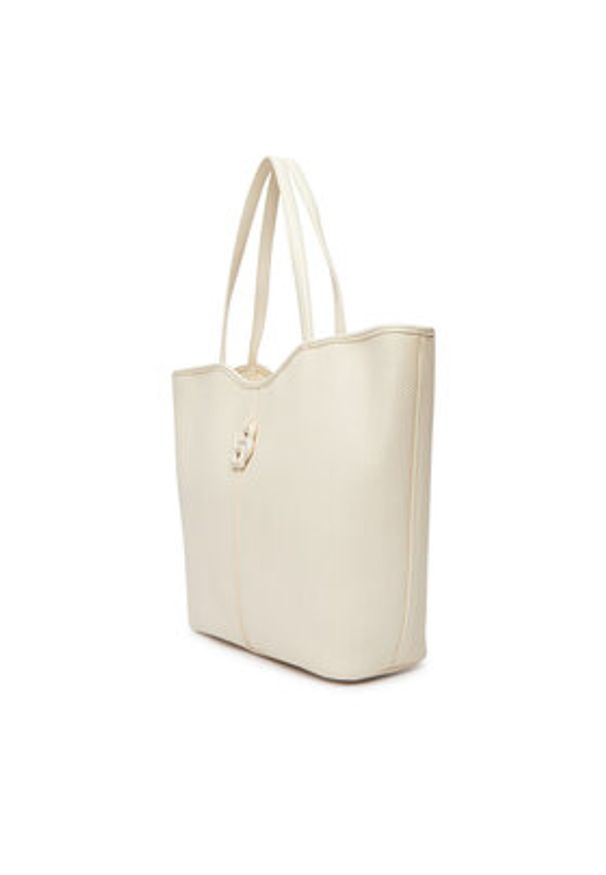 BOSS Torebka HUGO BOSS-50563192 Écru. Kolor: kremowy. Materiał: skórzane