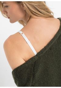 bonprix - Biustonosz na fiszbinach z delikatną koronką (3 szt.). Kolor: biały. Materiał: poliamid, koronka. Wzór: koronka #3