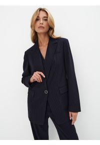 Mohito - Marynarka oversize - Niebieski. Kolor: niebieski #2