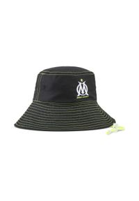 Puma - Kapelusz typu bucket Olympique Marsylia FASTER PUMA Black White. Kolor: biały, wielokolorowy, czarny. Materiał: materiał