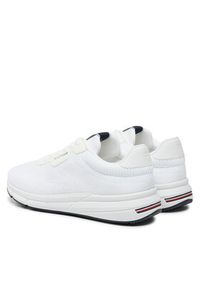 TOMMY HILFIGER - Tommy Hilfiger Sneakersy Lightweight Rwb Knit FM0FM05423 Biały. Kolor: biały. Materiał: materiał