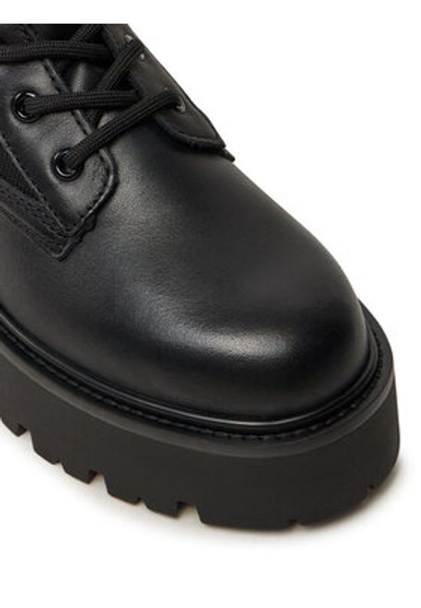 Aldo Trzewiki Talaleryknit 13838669 Czarny. Kolor: czarny. Materiał: skóra
