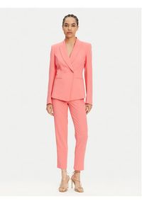 Patrizia Pepe Marynarka 2S1528 A411 R854 Koralowy Regular Fit. Kolor: pomarańczowy. Materiał: syntetyk #5