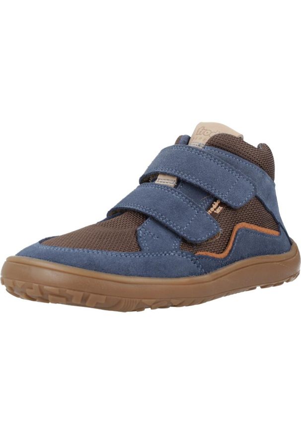 Froddo - Buty FRODDO G3110266 2 Niebieski. Kolor: niebieski. Materiał: tkanina, skóra. Sport: turystyka piesza
