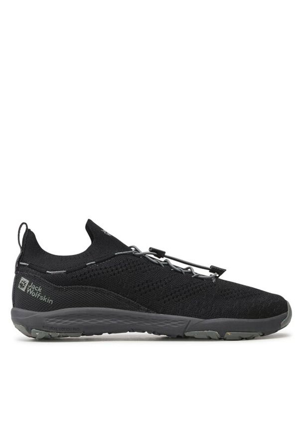 Jack Wolfskin Sneakersy Spirit Knit Low M 4056621 Czarny. Kolor: czarny. Materiał: mesh, materiał