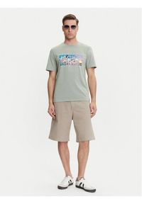 Jack & Jones - Jack&Jones T-Shirt Colton 12268438 Zielony Standard Fit. Kolor: zielony. Materiał: bawełna