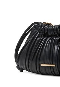Calvin Klein Torebka Drawstring Plisse Conv Mini Cb P LV04F3077G Czarny. Kolor: czarny. Materiał: skórzane #6