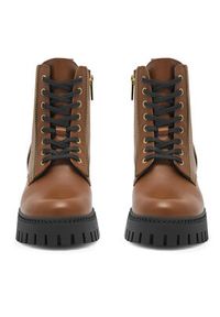 Sergio Bardi Trapery WI23-C1038-02SB Brązowy. Kolor: brązowy. Materiał: skóra #8