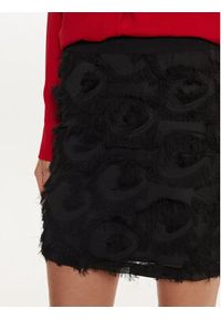 Marella Spódnica mini Damien2 2423106092 Czarny Regular Fit. Kolor: czarny. Materiał: syntetyk