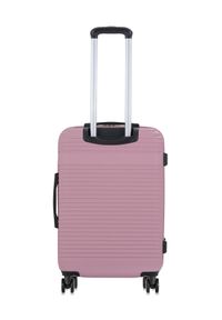Ochnik - Komplet walizek na kółkach 19''/24''/28''. Kolor: różowy. Materiał: materiał, poliester, guma, kauczuk #10