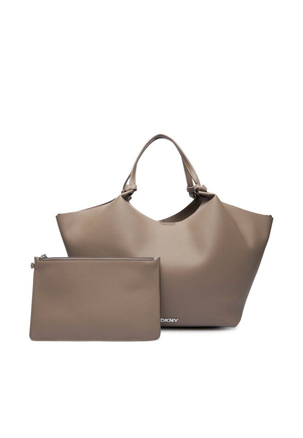 Torebka DKNY. Kolor: beżowy