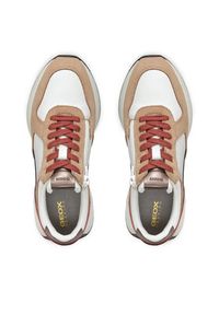 Geox Sneakersy D Amabel D46MDA 08522 C1Z5Q Biały. Kolor: biały. Materiał: skóra