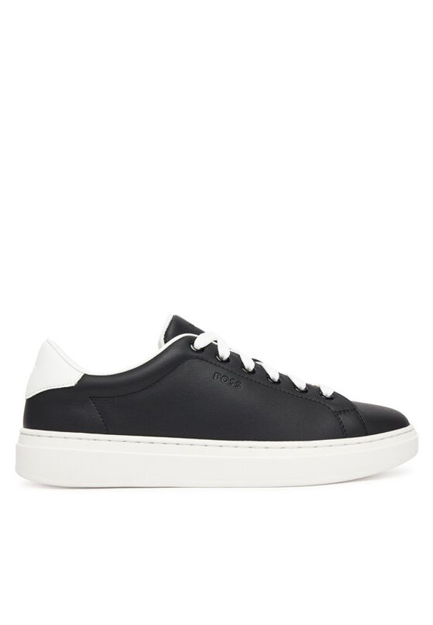 BOSS Sneakersy Kieran 50548110 Czarny. Kolor: czarny. Materiał: skóra