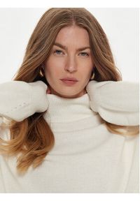 ViCOLO Sweter 77039S Écru Regular Fit. Materiał: syntetyk