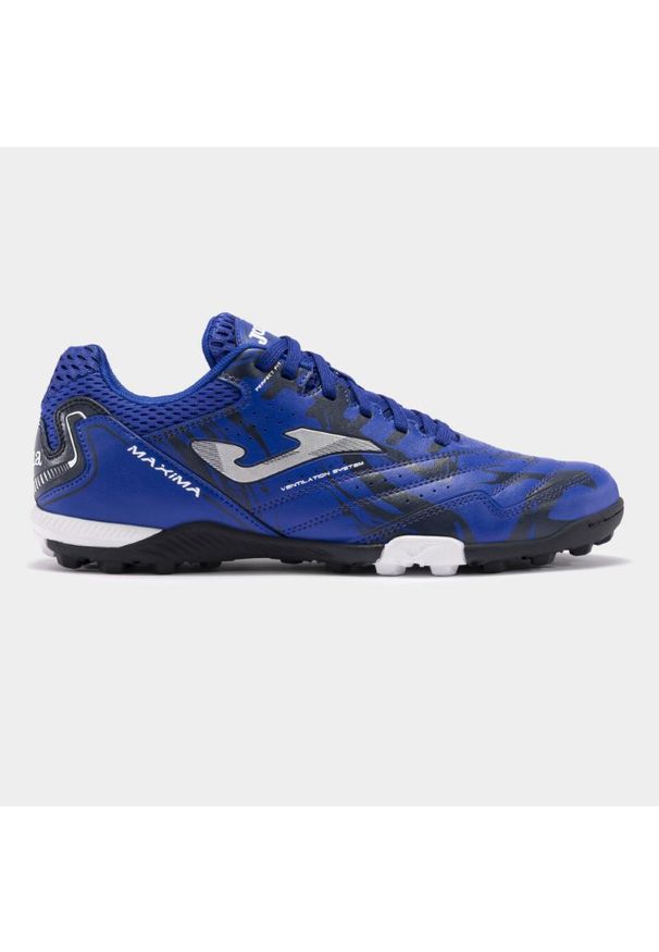 Joma - Buty piłkarskie turfy męskie, Maxima 24 MAXW TF. Kolor: niebieski. Materiał: materiał, syntetyk, tkanina. Sport: piłka nożna