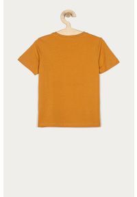 Name it - T-shirt dziecięcy 116-152 cm. Okazja: na co dzień. Kolor: oliwkowy. Materiał: bawełna, dzianina, elastan. Wzór: nadruk. Styl: casual #3