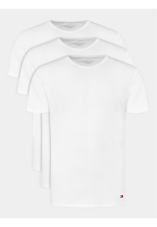 TOMMY HILFIGER - Tommy Hilfiger Komplet t-shirtów UM0UM03138 Biały Regular Fit. Kolor: biały. Materiał: bawełna