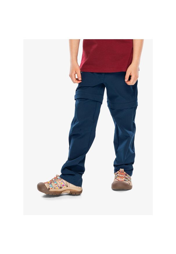 Spodnie dla dzieci Vaude ZO Pants Slim Fit. Kolor: zielony