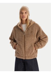 Roxy Polar City Track Brązowy Regular Fit. Kolor: brązowy. Materiał: syntetyk #2