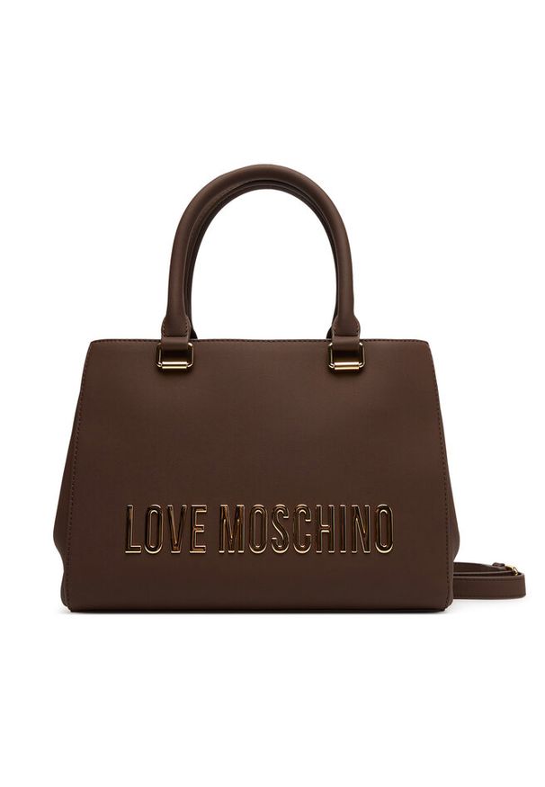 Love Moschino - Torebka LOVE MOSCHINO. Kolor: brązowy