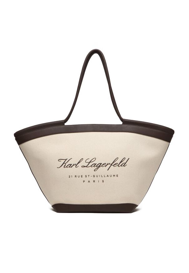 Karl Lagerfeld - KARL LAGERFELD Torebka B1W46069 Beżowy. Kolor: beżowy