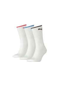 Puma Skarpety Sport Crew 3-Pak 90794102. Kolor: biały