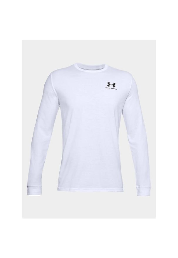 Under Armour - Koszulka longsleeve fitness męska UNDER ARMOUR z długim rękawem. Kolor: biały. Długość rękawa: długi rękaw. Długość: długie. Sport: fitness, bieganie