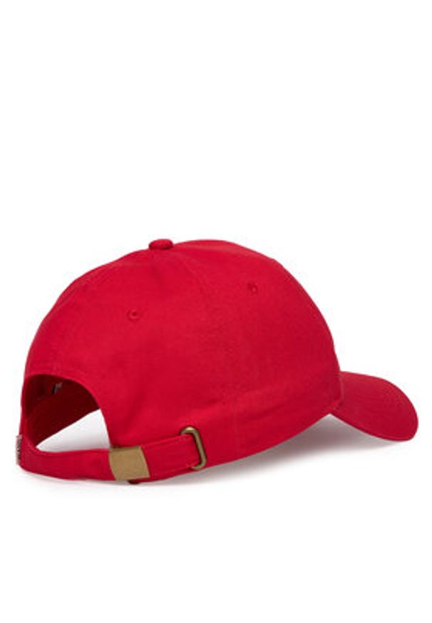 Guess Jeans Czapka z daszkiem M4BZ26 WF8V1 Czerwony. Kolor: czerwony. Materiał: bawełna