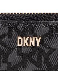 DKNY Duży Portfel Damski Bryant Sm Zip Aroun R831J656 Czarny. Kolor: czarny. Materiał: skóra