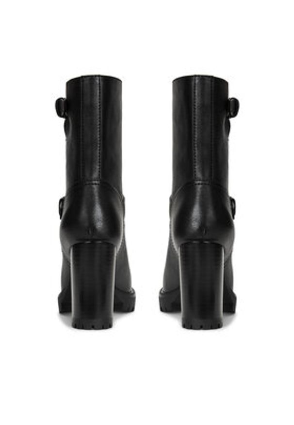 Lauren Ralph Lauren - LAUREN RALPH LAUREN Botki 802937819001 Czarny. Kolor: czarny. Materiał: skóra