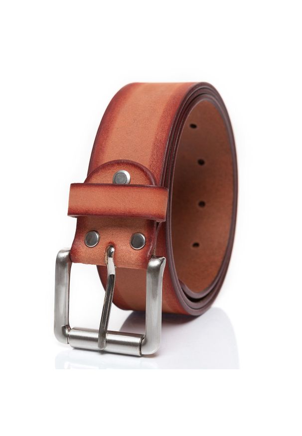 Tom Tailor - TOM TAILOR PASEK SKÓRZANY SOPO-TT376 351 40mm Ledergürtel RO2689. Materiał: skóra. Wzór: paski. Styl: klasyczny