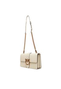 Pinko - PINKO Torebka Love One Classic ST.CL Al 25-26 PLTT 105857 A0F1 Biały. Kolor: biały. Materiał: skórzane