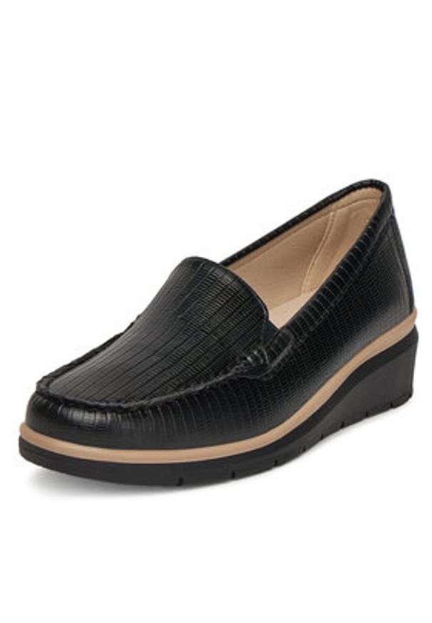 Clara Barson Półbuty WS6529-01 Czarny. Kolor: czarny. Materiał: materiał, syntetyk