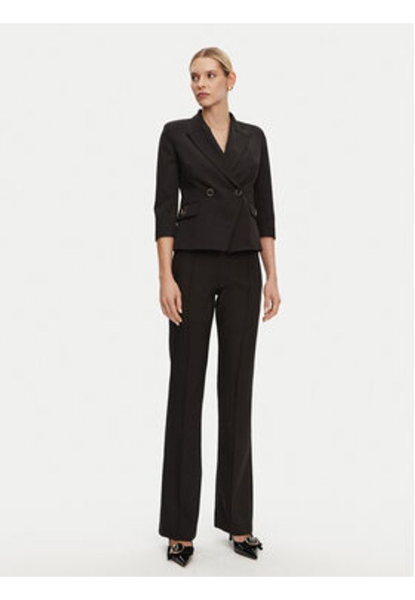 Artigli - ARTIGLI Spodnie materiałowe ACPA000912 Czarny Regular Fit. Kolor: czarny. Materiał: syntetyk
