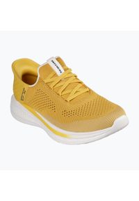 skechers - Buty męskie SKECHERS Slade Quinto. Kolor: żółty