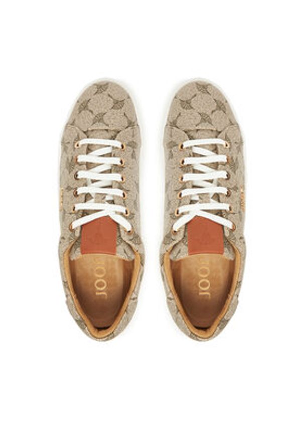 JOOP! Sneakersy Daphne 4140007216 Beżowy. Kolor: beżowy. Materiał: skóra