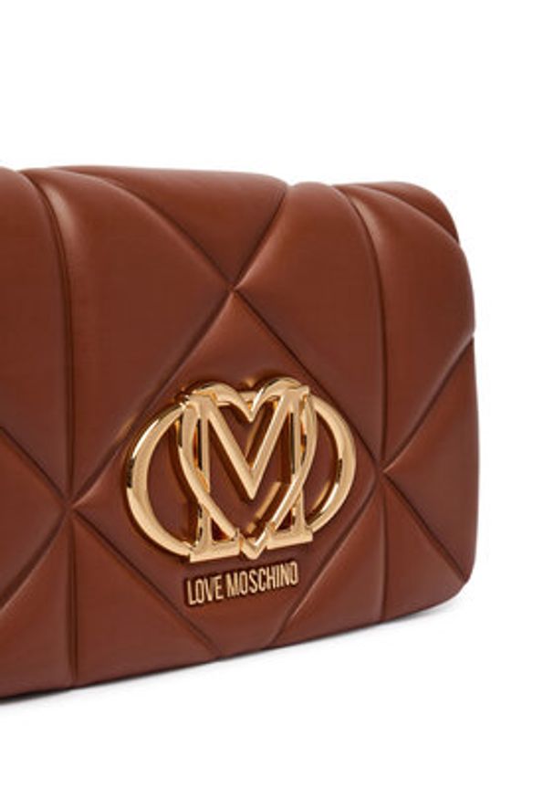 Love Moschino - LOVE MOSCHINO Torebka JC4043PP0OLC0300 Brązowy. Kolor: brązowy. Materiał: skórzane