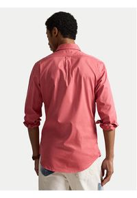 Polo Ralph Lauren Koszula 710B20512007 Różowy ciemny Custom Fit. Typ kołnierza: polo. Kolor: różowy. Materiał: bawełna #3