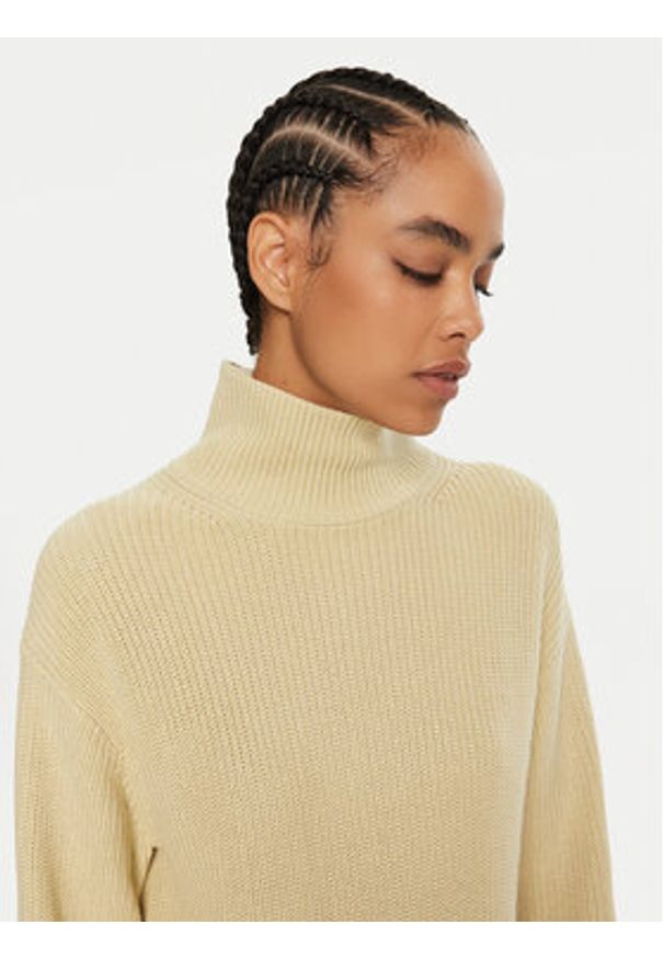 Calvin Klein Jeans Sukienka dzianinowa J20J224662 Zielony Relaxed Fit. Kolor: zielony. Materiał: bawełna