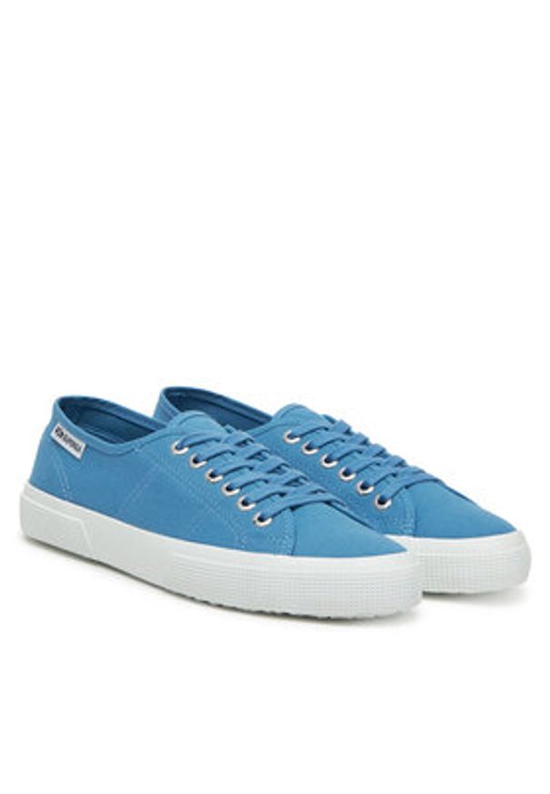 Superga Tenisówki S7151EW Niebieski. Kolor: niebieski. Materiał: materiał