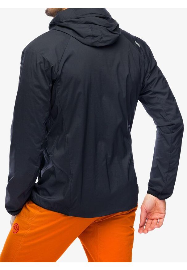 Kurtka softshell męska Black Diamond Alpine Start Insulated Hoody. Kolor: czarny. Materiał: softshell. Sport: turystyka piesza