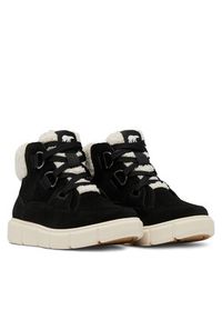 sorel - Sorel Botki Explorer™ III Nw Lace Wp 2077961010 Czarny. Kolor: czarny. Materiał: skóra, zamsz