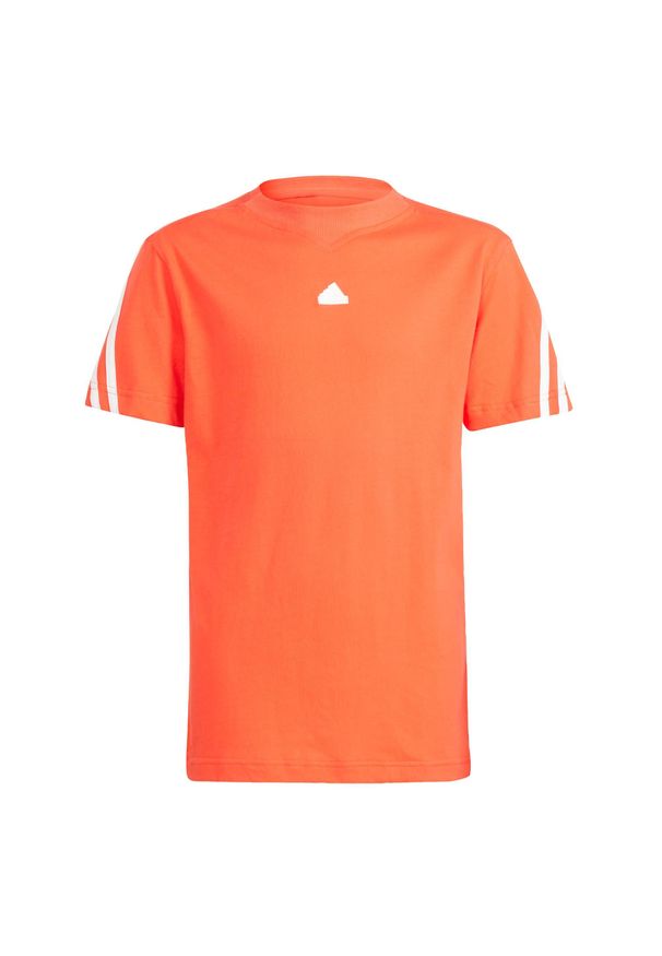 Adidas - Future Icons 3-Stripes Tee. Kolor: pomarańczowy, biały, wielokolorowy