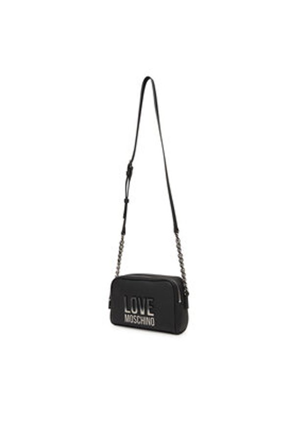 Love Moschino - LOVE MOSCHINO Torebka JC4255PP0MKD000B Czarny. Kolor: czarny. Materiał: skórzane