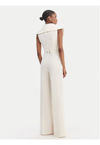 SIMONA CORSELLINI - Simona Corsellini Kombinezon P26CPTU00701 Écru Regular Fit. Materiał: syntetyk #4
