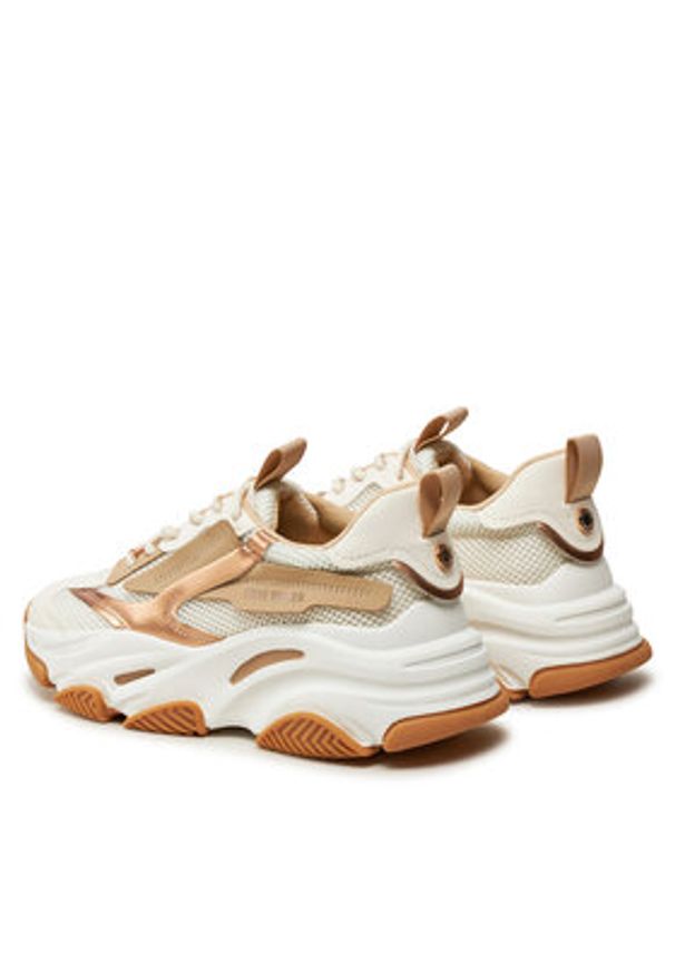 Steve Madden Sneakersy Possession-E SM19000033 Beżowy. Kolor: beżowy. Materiał: skóra