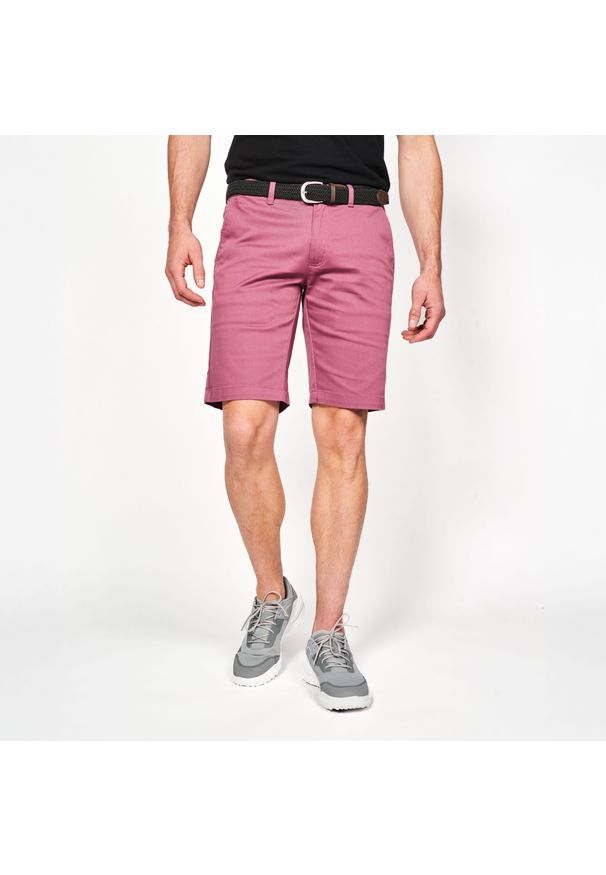 INESIS - Spodenki do golfa chino męskie Inesis MW500. Materiał: bawełna, materiał, elastan. Sport: golf