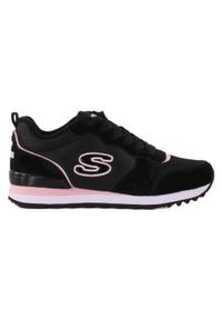 skechers - Buty na co dzień damskie SKECHERS OG 85 STEP N FLY skóra. Okazja: na co dzień. Kolor: czarny. Materiał: skóra